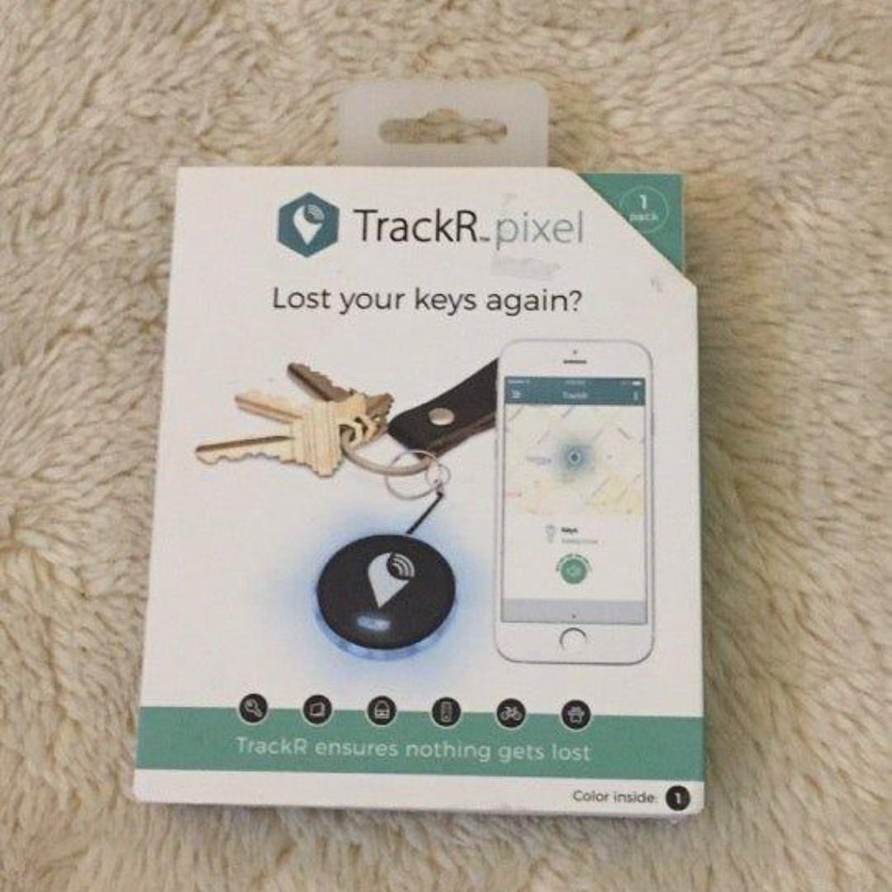 TrackR pixel-Bluetooth Key, Phone and Wallet Finder - Black